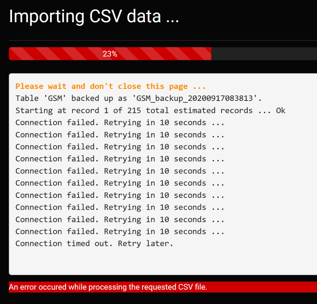 An Error Occured while Processing the Requested CSV File.PNG